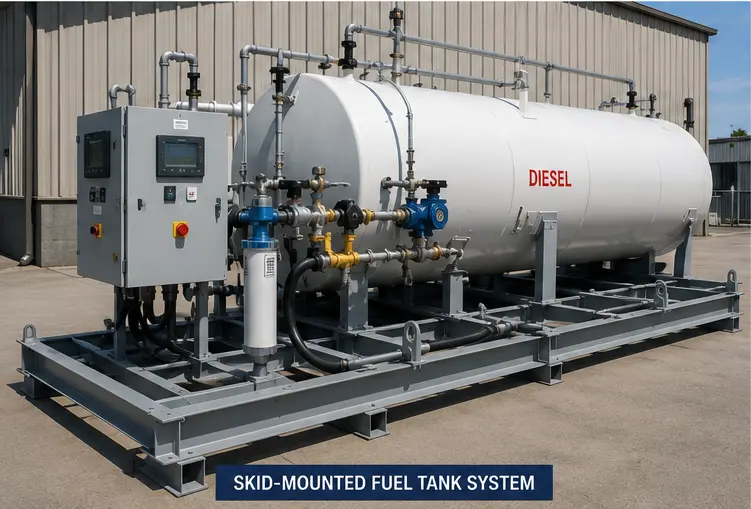 Skid Mounted Fuel Tank
